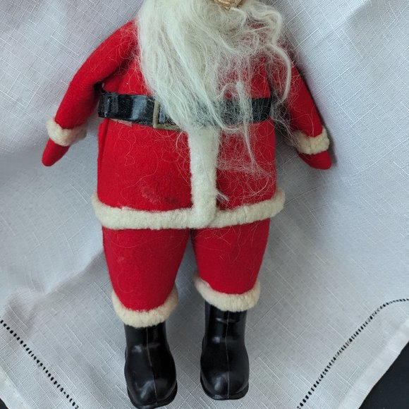 Vintage 1950s Santa Claus 12" Inch, Vintage Christmas Made In Japan Red Mittens - Picture 2 of 7